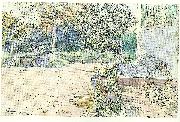 Carl Larsson min gardsplan painting